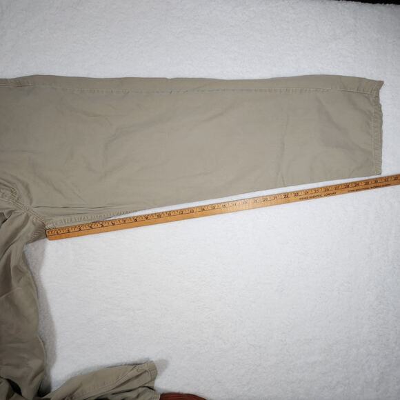 Vintage Levi's L2 Khaki Pants Men's 34x32 Baggy Loose 90s Y2K Skater 100% Cotton - Picture 12 of 13